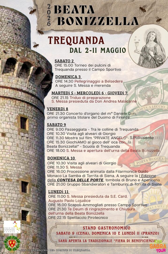 Manifesto Festa della Beata Bonizzella - Trequanda