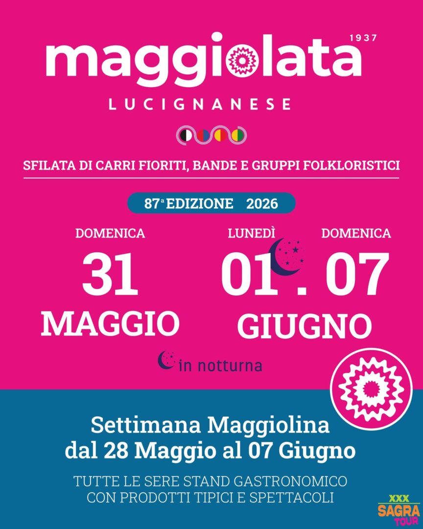 Manifesto Maggiolata Lucignanese - Lucignano