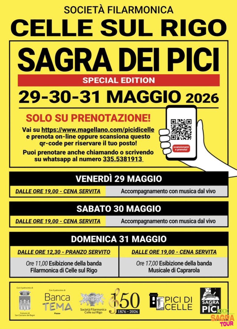 Manifesto Sagra dei Pici - San Casciano dei Bagni