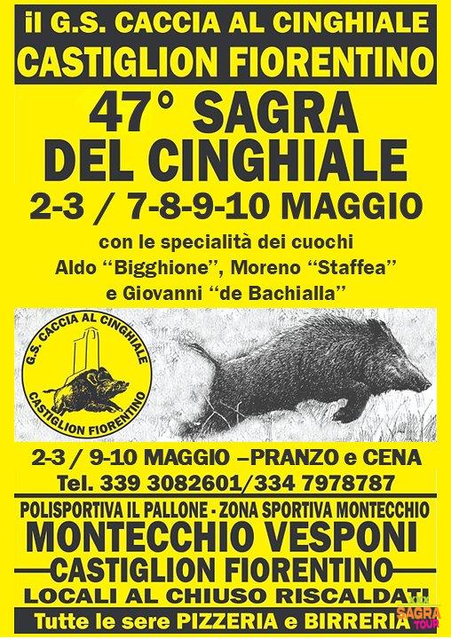 Manifesto Sagra del Cinghiale - Castiglion Fiorentino