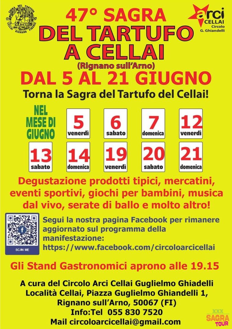 Manifesto Sagra del Tartufo - Rignano sullʼArno