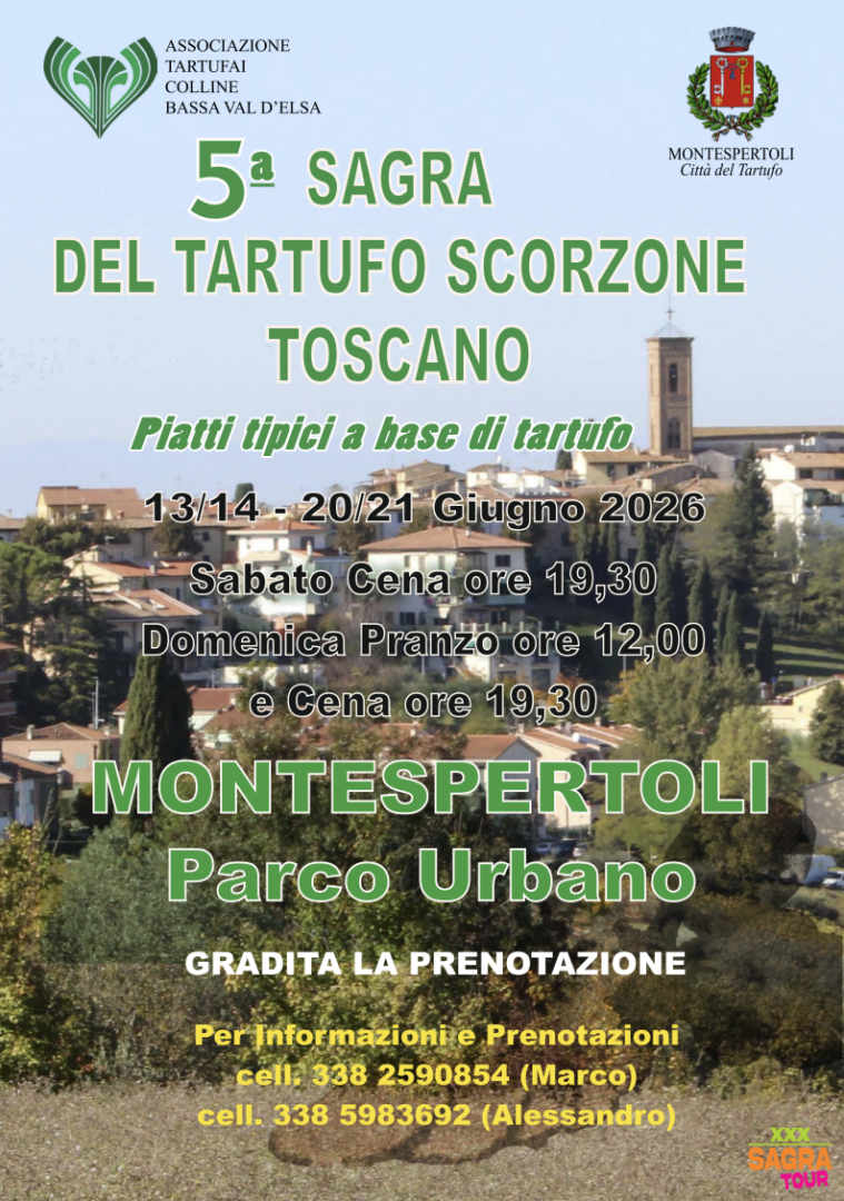 Manifesto Sagra del Tartufo Scorzone Toscano - Montespertoli