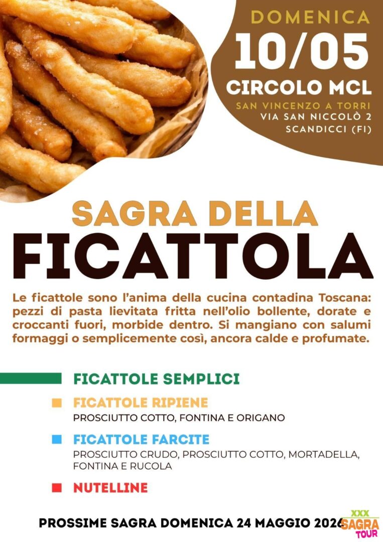 Manifesto Sagra delle Ficattole - Scandicci