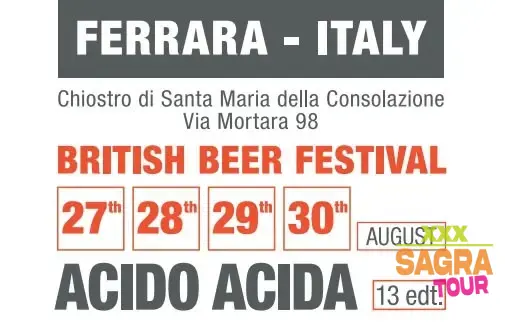Acido Acida – Ferrara British Beer Festival