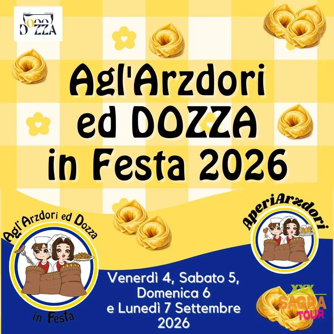 locandina agl’arzdori ed dozza in festa dozza
