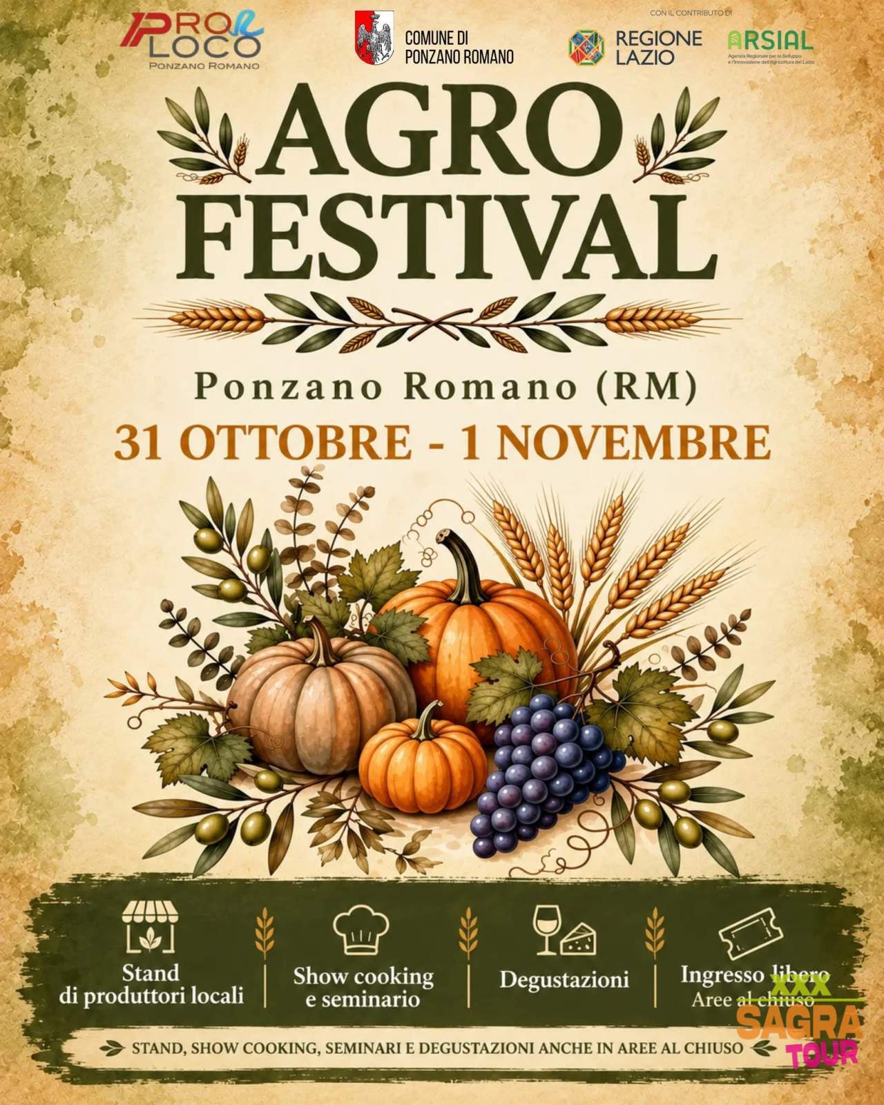 locandina agro festival ponzano romano