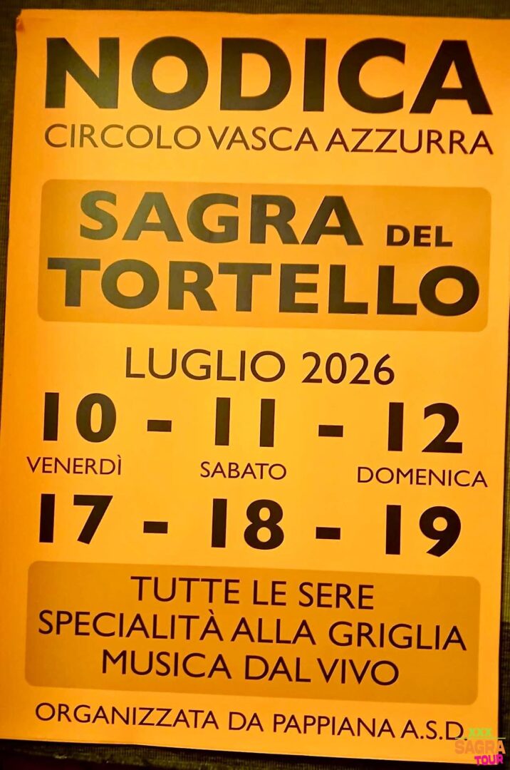 locandina antica sagra del carmine sorio di gambellara