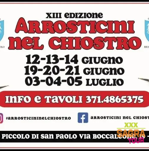 Arrosticini nel Chiostro