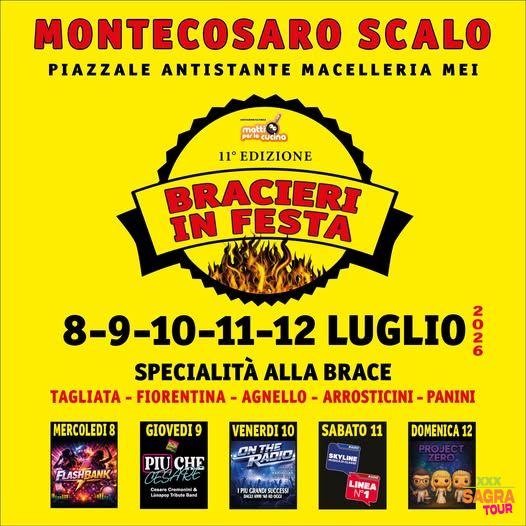 locandina bracieri in festa montecosaro scalo