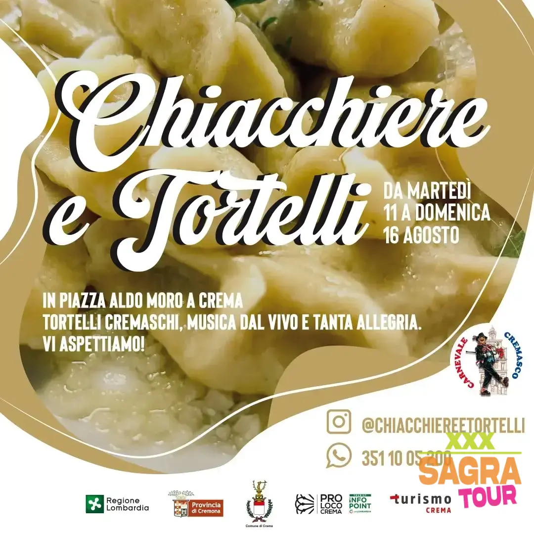 locandina chiacchiere e tortelli crema
