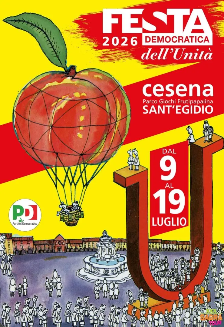 locandina festa de l’unità cesena cesena