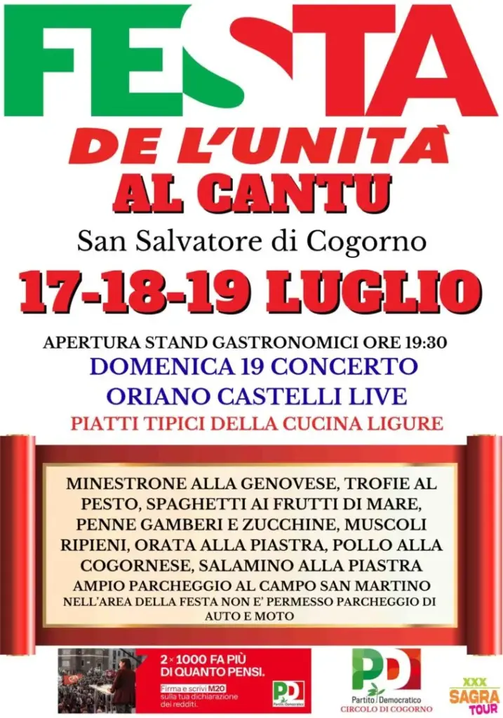Festa de l’Unità Cogorno