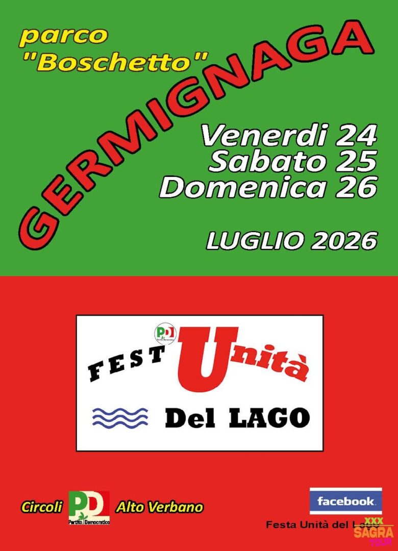 locandina festa de l’unità del lago germignaga