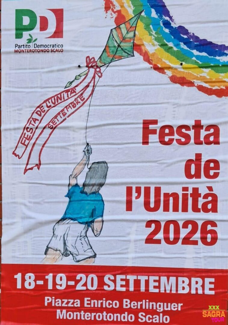 locandina festa de l’unità monterotondo monterotondo