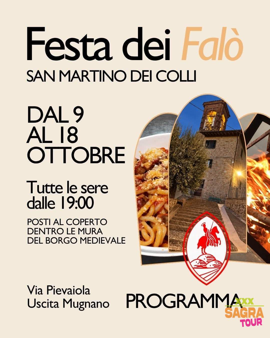 locandina festa dei falò san martino dei colli