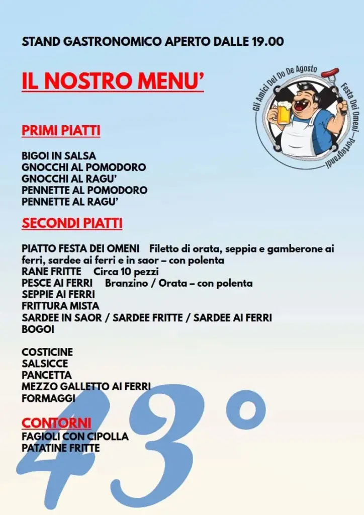 foto menu festa dei omeni portegrandi
