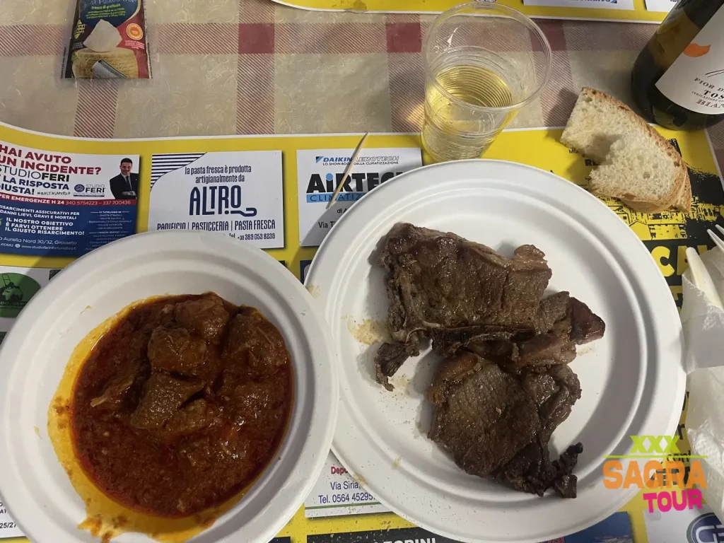 foto ambiente festa del cinghiale maremmano montepescali