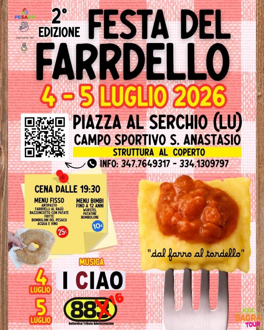 Manifesto Festa del Farrdello - Piazza al Serchio