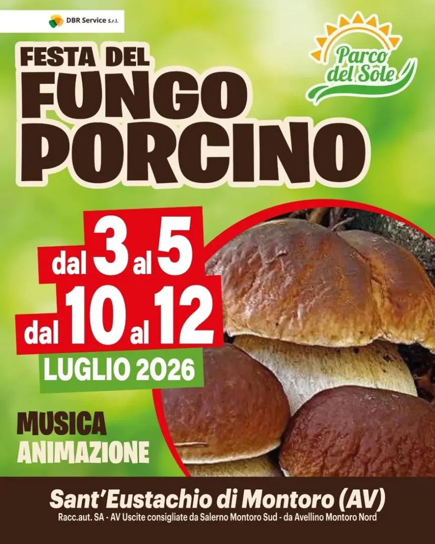 locandina festa del fungo porcino a montoro montoro