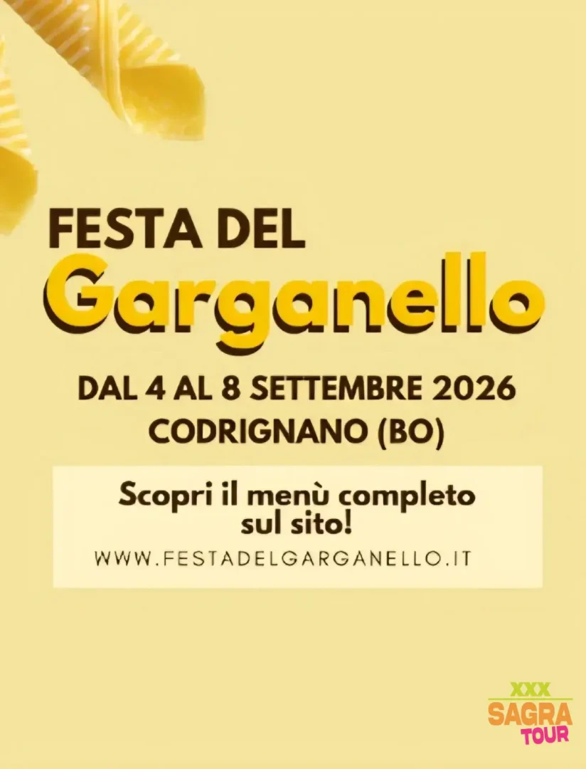 locandina festa del garganello codrignano