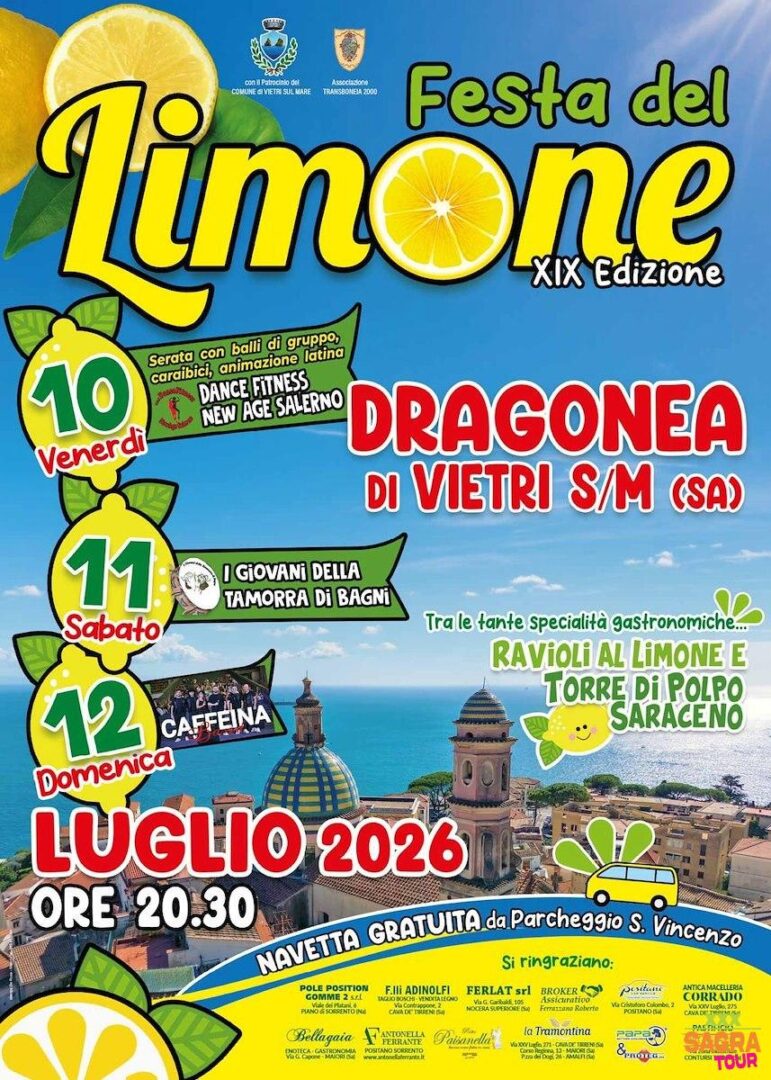 locandina festa del limone vietri sul mare