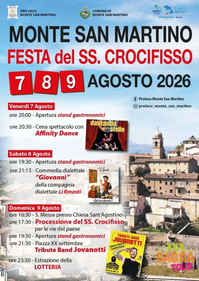 locandina festa del ss. crocifisso monte san martino