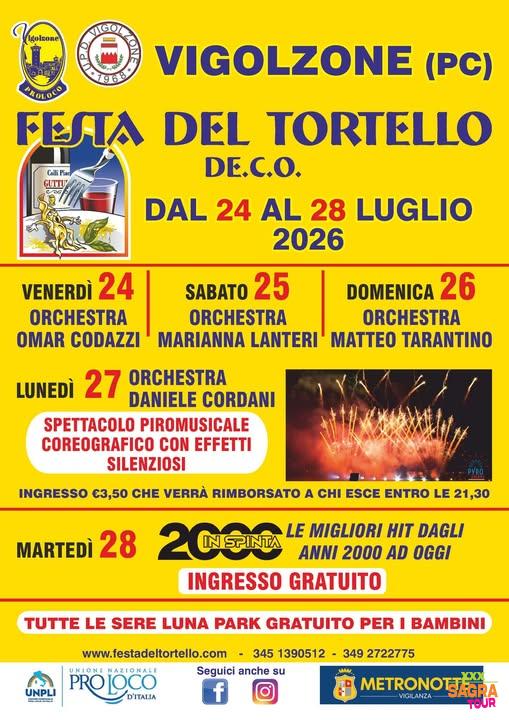 locandina festa del tortello vigolzone