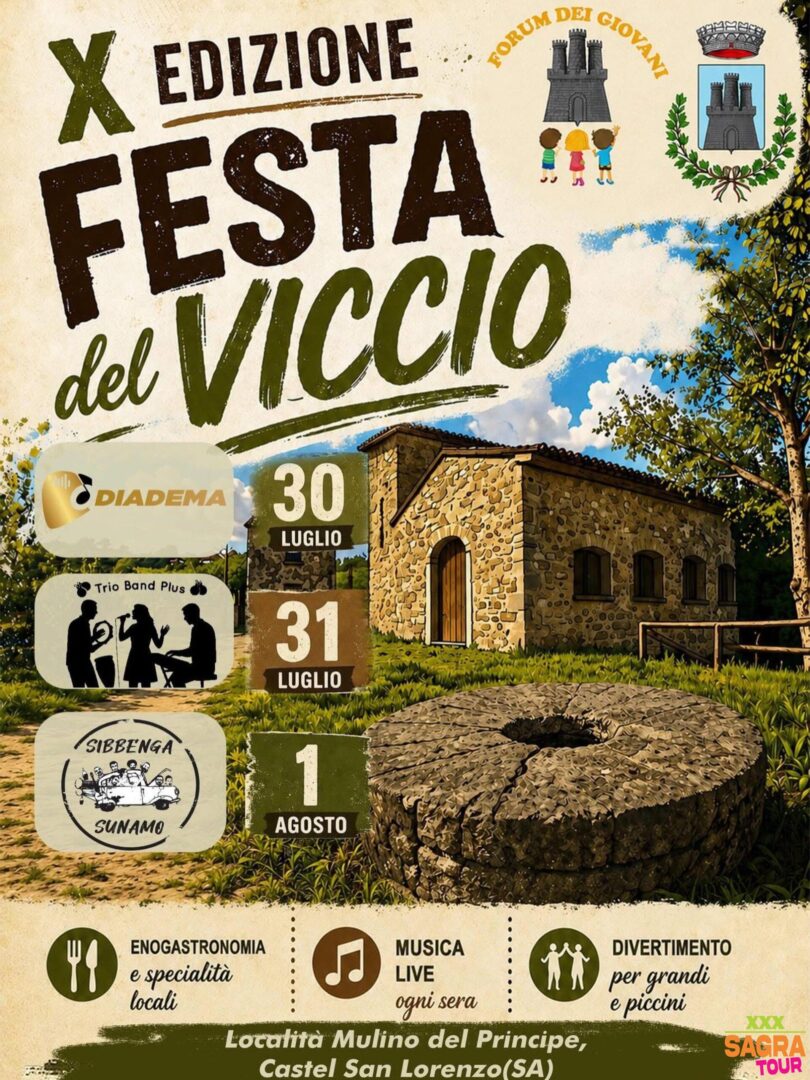 locandina festa del viccio castel san lorenzo