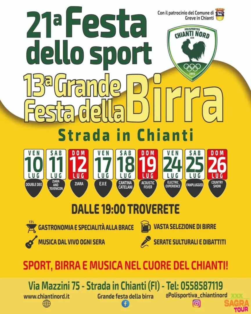 locandina festa della birra greve in chianti