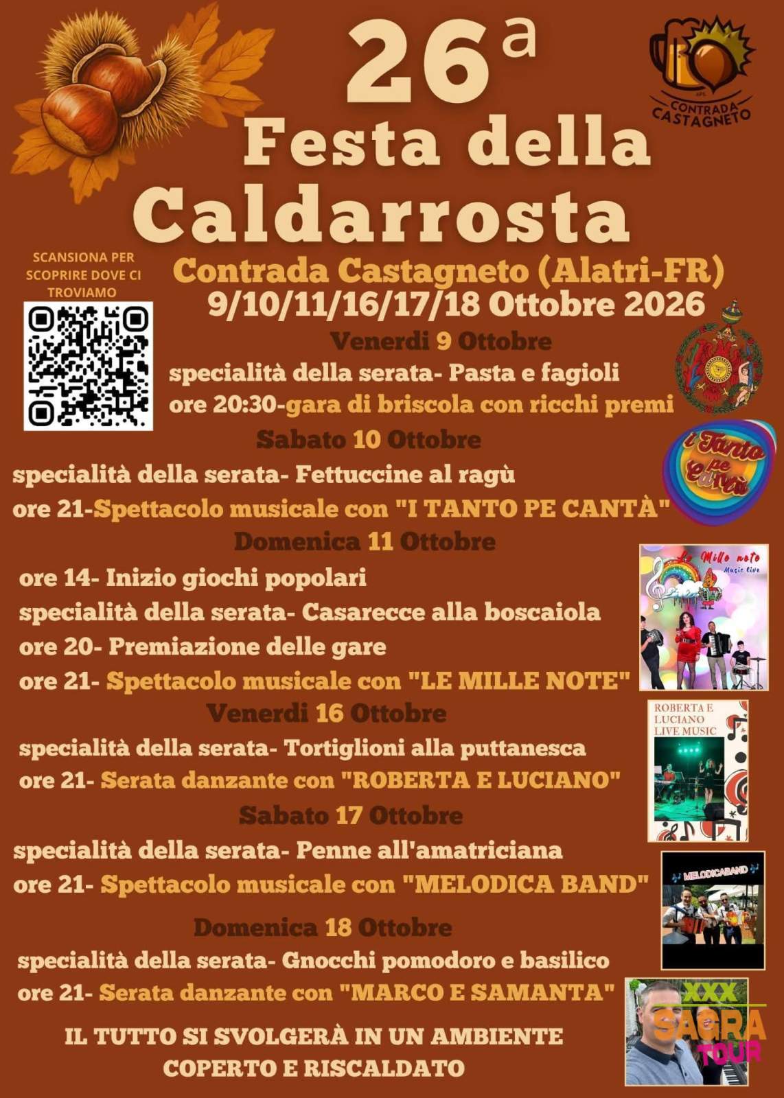 locandina festa della caldarrosta alatri
