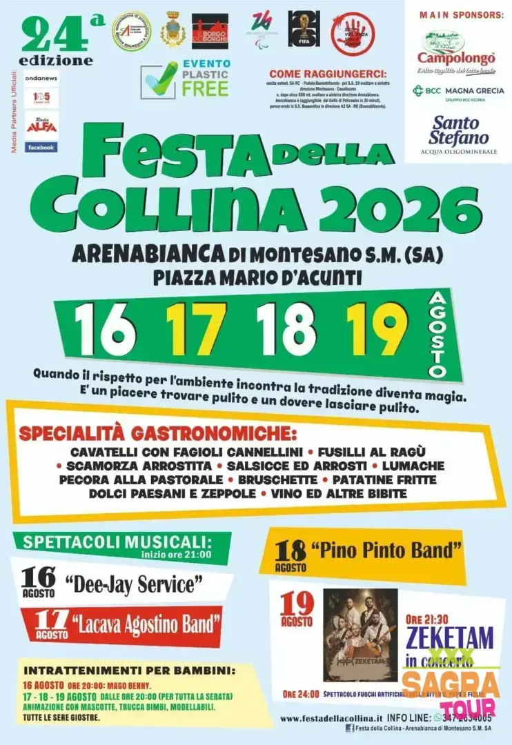 locandina festa della collina montesano sulla marcellana