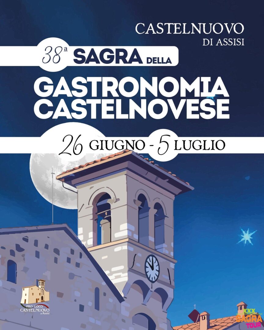 locandina festa della gastronomia castelnovese assisi