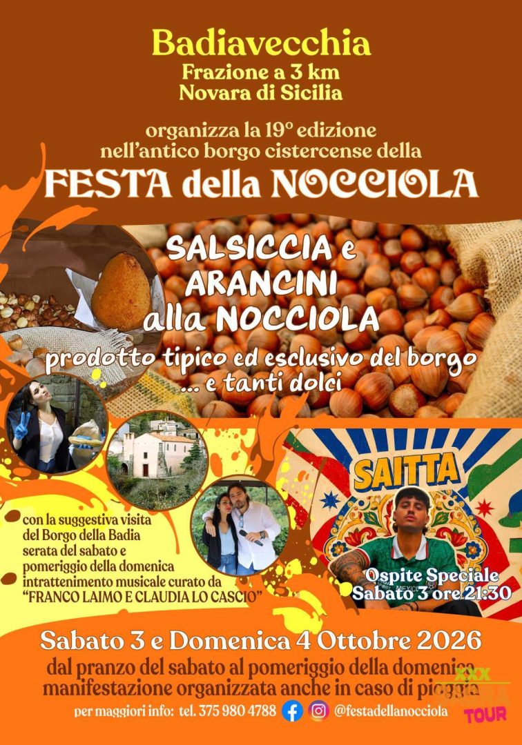 locandina festa della nocciola badiavecchia