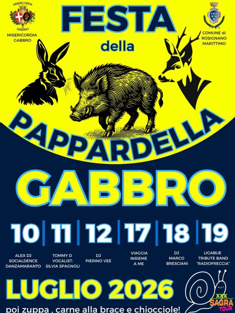 Manifesto Festa della Pappardella - Gabbro