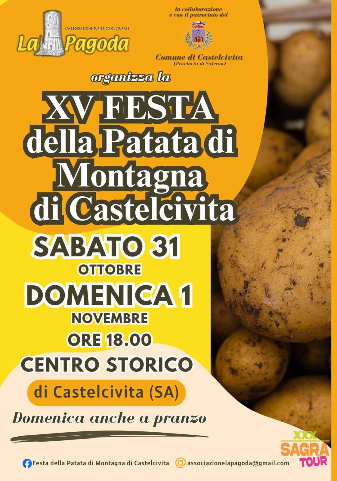 locandina festa della patata di montagna di castelcivita castelcivita
