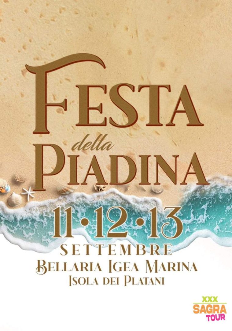 locandina festa della piadina bellaria igea marina