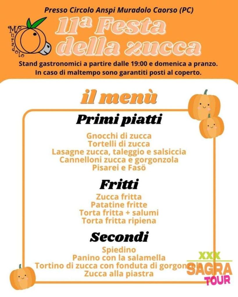 foto menu festa della zucca muradolo