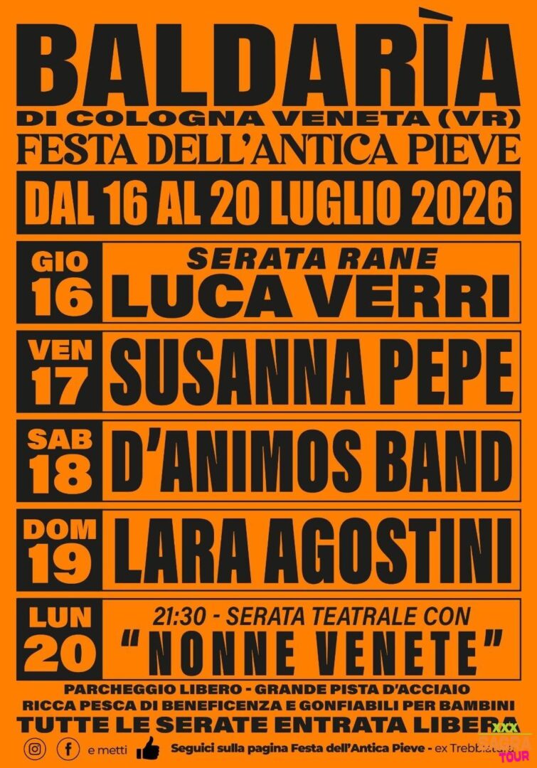 locandina festa dell’antica pieve cologna veneta