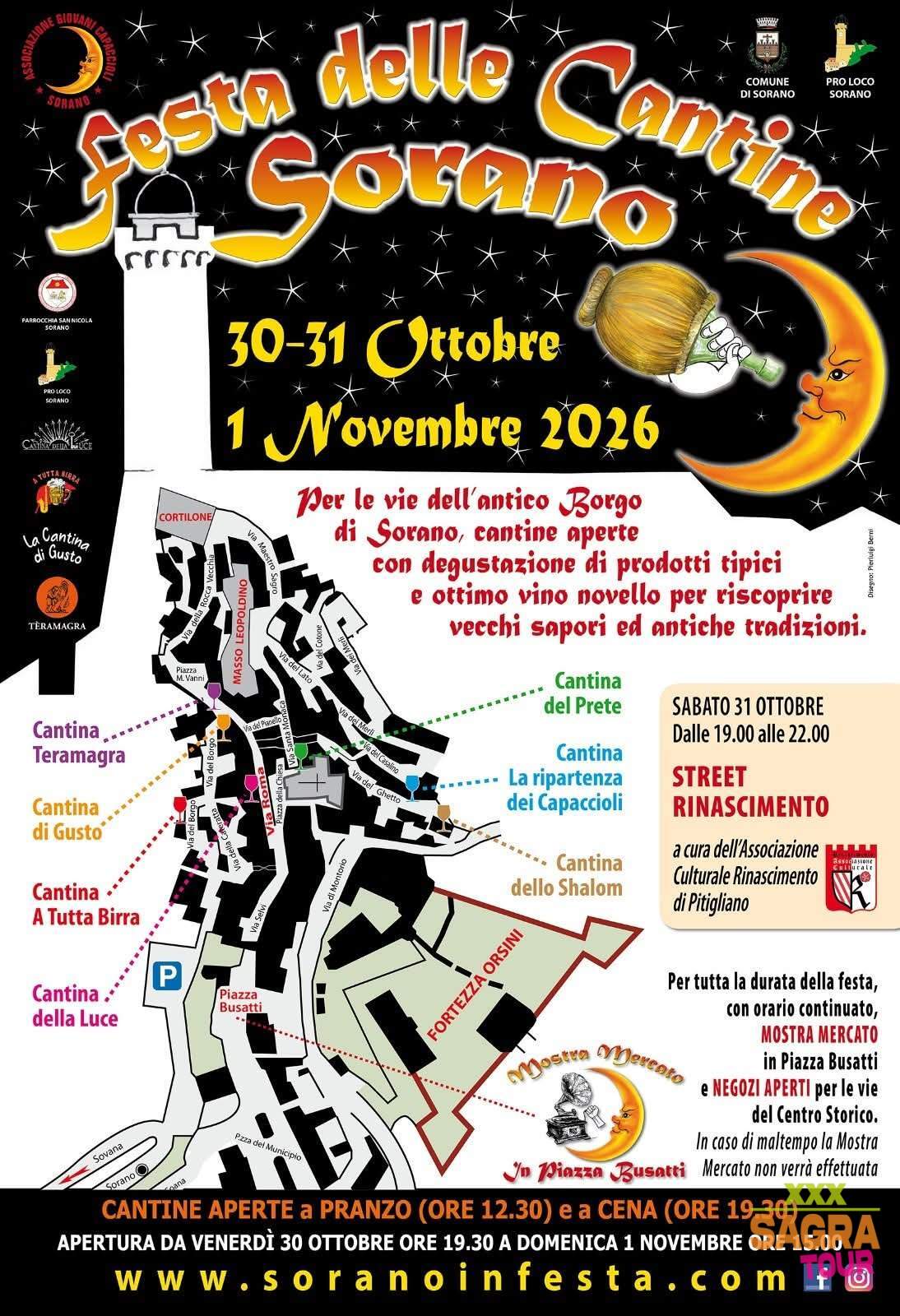 locandina festa delle cantine sorano
