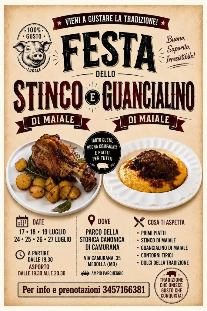 Festa dello Stinco e del Guancialino di Maiale