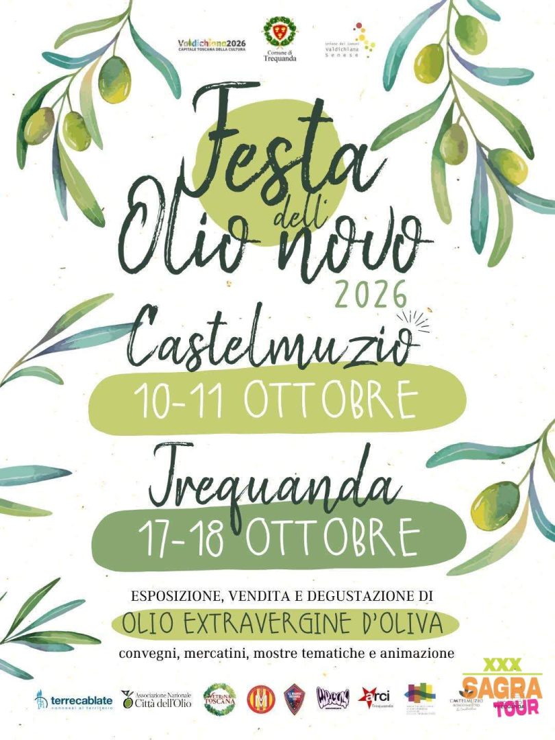 locandina festa dell’olio novo trequanda