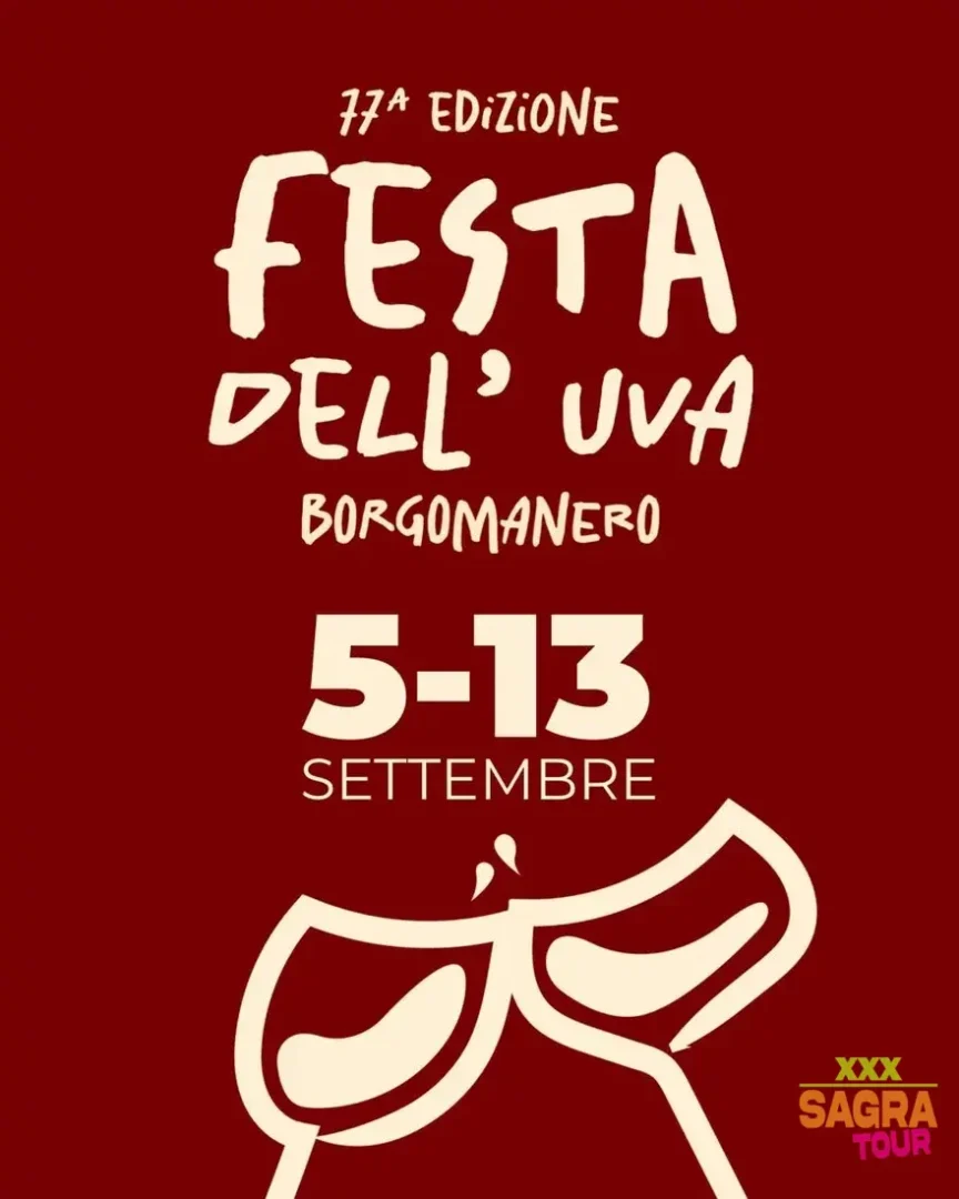 locandina festa dell’uva borgomanero