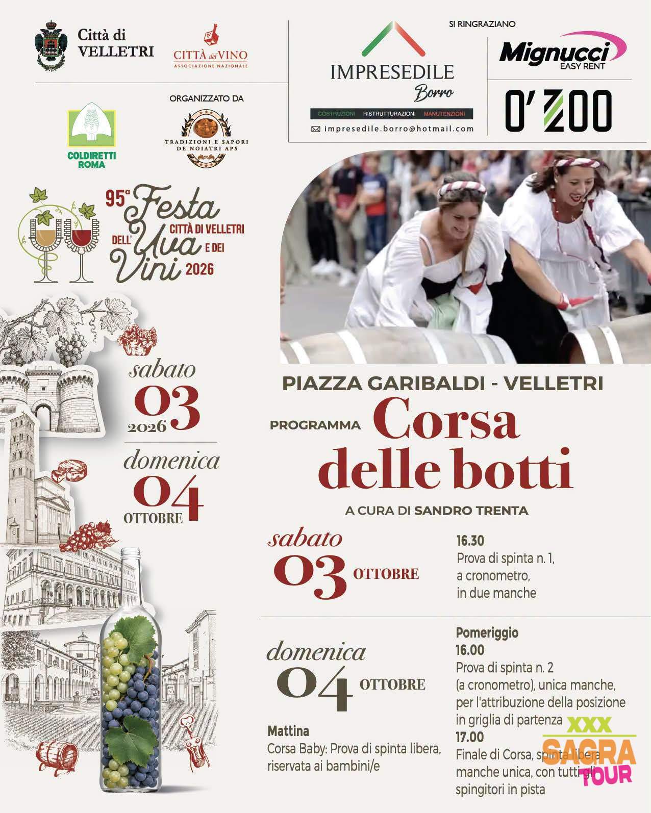 locandina festa dell’uva e dei vini velletri