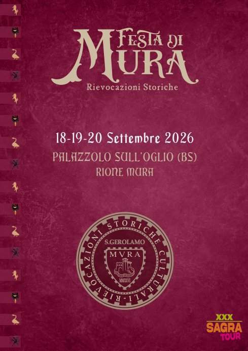 locandina festa di mura palazzolo sull'oglio