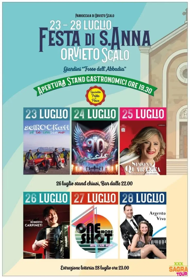 locandina festa di s.anna orvieto scalo
