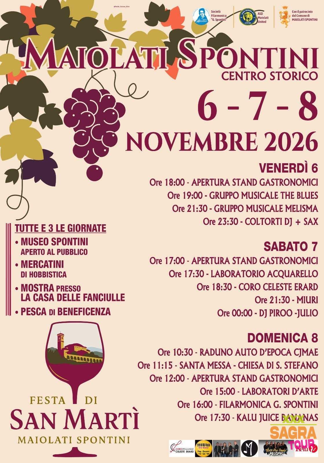 locandina festa di san martì maiolati spontini
