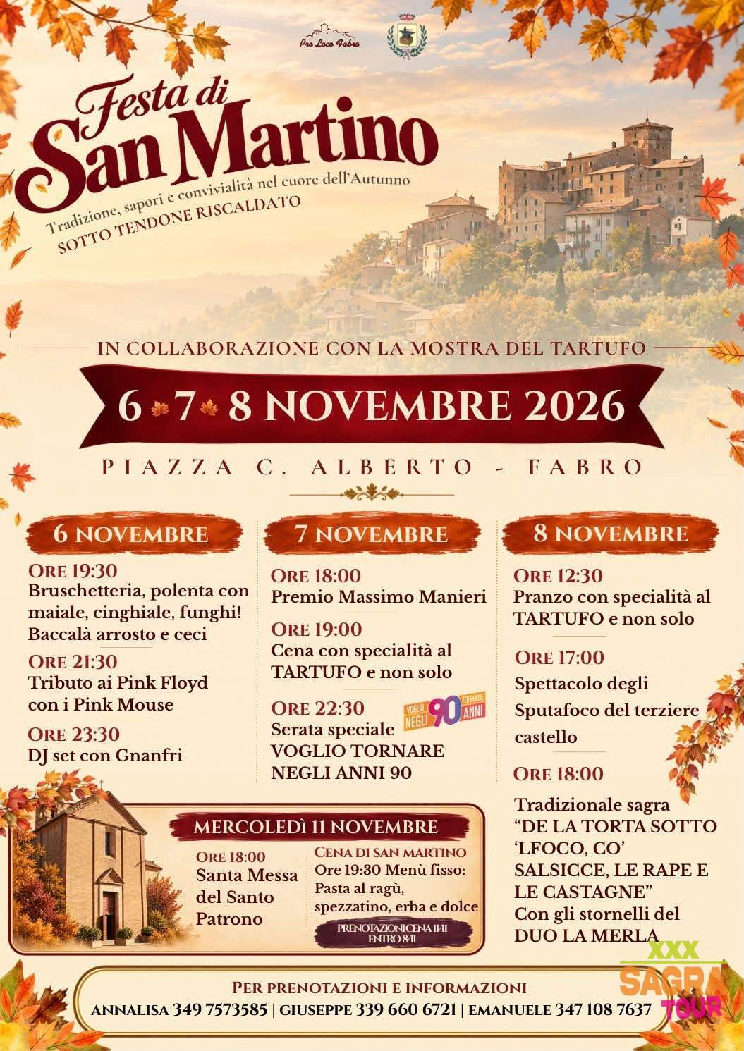 locandina festa di san martino fabro