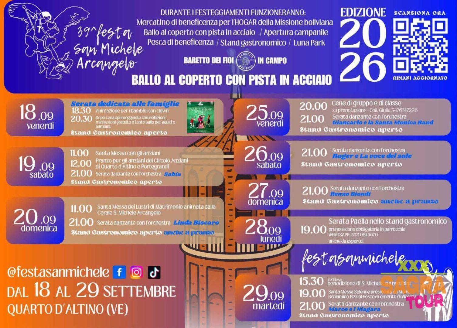 locandina festa di san michele arcangelo quarto d'altino