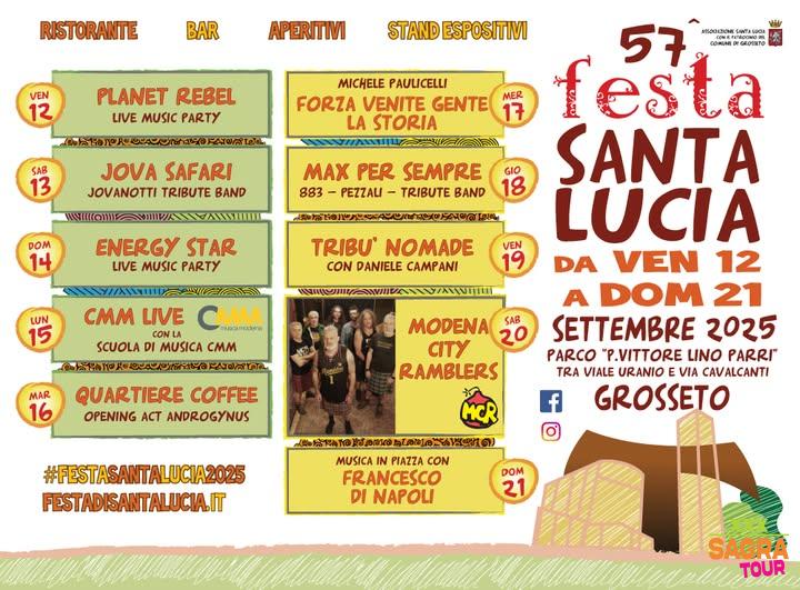Manifesto Festa di Santa Lucia - Grosseto