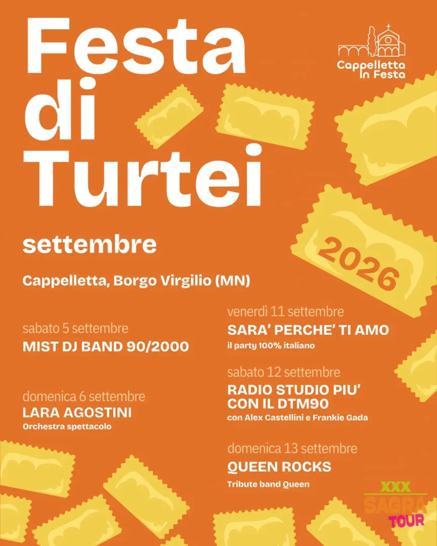 locandina festa di turtei borgo virgilio